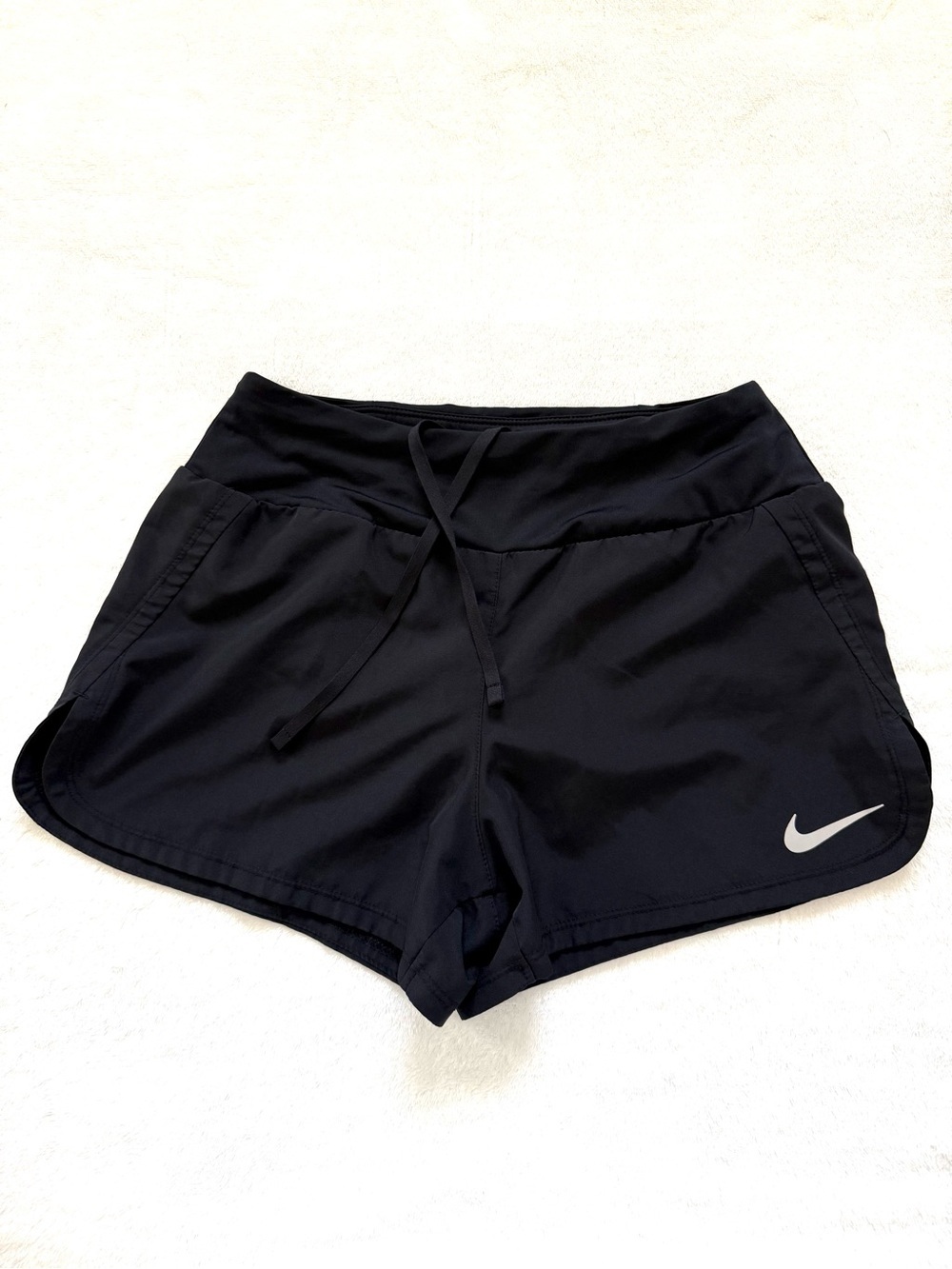 Nike Dri-FIT Black Running Shorts XS Athletic Gym Workout Activewear - Picture 2 of 7
